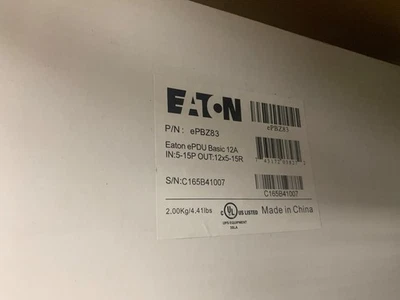 LOT OF 7 - Eaton ePBZ83 ePDU Basic 12A Rack PDU - LOT OF 7 - Image 1 of 3