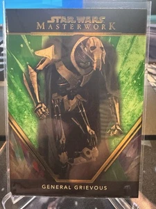Star Wars Masterwork General Grievous 88/99 Green Parallel #4 - Picture 1 of 2