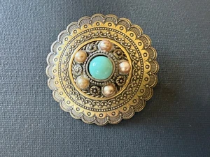 Vintage Messing Pin Brootch 1 3/4" - Bild 1 von 3