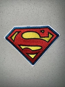 Superman House Of El Logo Embroidered Iron On Patch DIY Applique - Picture 1 of 2