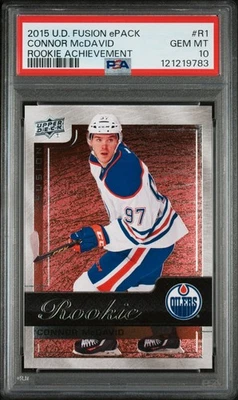 Upper Deck Fusion Rookie Connor McDavid 2015 #R1 PSA 10 #9783 Foto 1 de 2