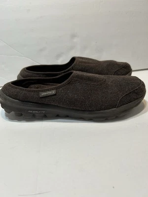 Zuecos Skechers para mujer Go Walk forma de memoria ajuste zapatilla mulas talla 8 chocolate Foto 1 de 4
