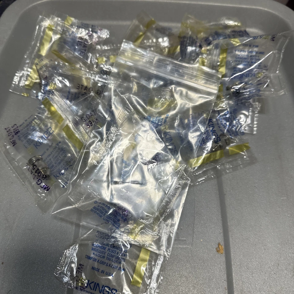 Qty 21 KINGS COAXIAL CONNECTORS KC 59-152 NEW OLD STOCK - Image 1 of 1