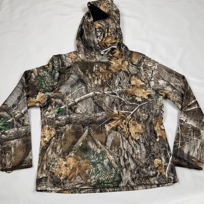 Realtree Edge Youth XL Camo Hoodie With Built In Neck Gaiter - Image 1 of 4