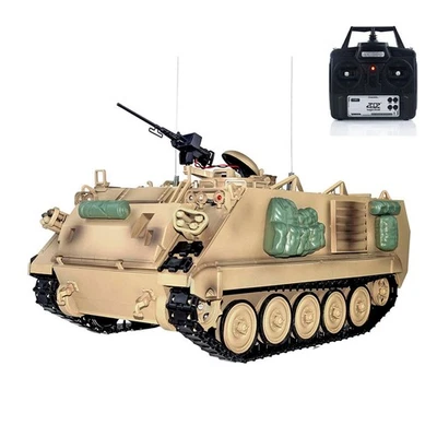 Tongde 1/16 RC Military Tank M113A2 360Turret Infrared Light Sound Eletric Toys - Image 1 of 4