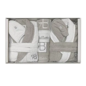 Set Badezimmer Handtücher Bademäntel Set Mann Frau Renato Balestra 3294 - Bild 1 von 3