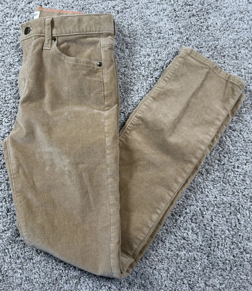 Crewcuts J Crew Girls Corduroy Pants Straight Leg Beige Casual Size 14 - Image 1 of 4