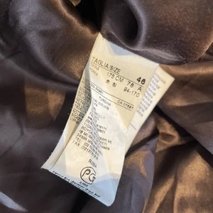 Benetton Winter Chocolate Brown Knee Length Coat Size 46 equivalent UK 14 - Picture 1 of 6