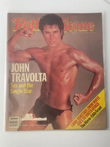 Rolling Stone Magazine John Travolta August 18 1983 Illustrated - Foto 1 di 5