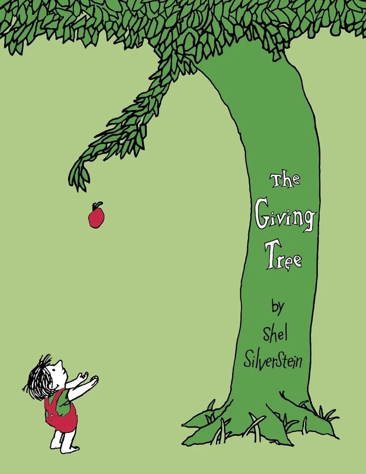 The Giving Tree by Shel Silverstein (English) Hardcover Book - Image 1 of 1