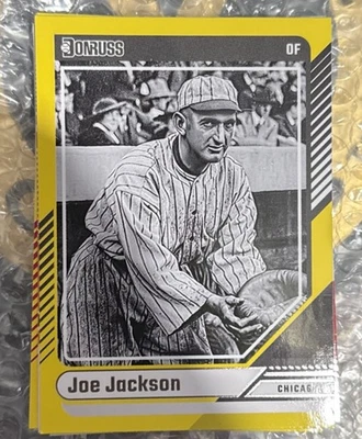 2024 Panini Donruss бейсбол Джо Джексон желтый флуд #32 - Изображение 1 из 2