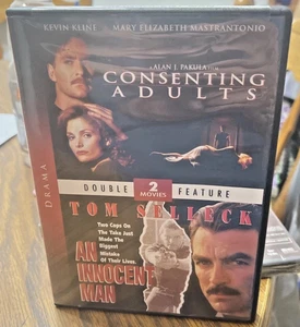 Double Feature: Consenting Adults & An Innocent Man DVD Thrillers NEW and SEALED - Imagen 1 de 16