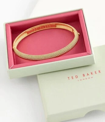 Hermoso Brazalete Ted Baker Tono Dorado Lunteado  Foto 1 de 4