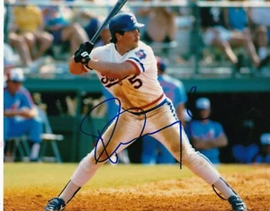 PETE INCAVIGLIA TEXAS RANGERS ACTION SIGNED 8x10 - Picture 1 of 1