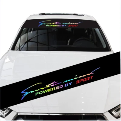Sport Power Car Decoration Stickers Non-fading Decals Vinyl Windshield Stickers - Image 1 of 4