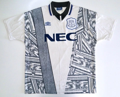EVERTON 1994/95 Umbro Away Football Shirt XL Mens Vintage Soccer Jersey Cover