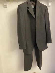 Versus Gianni Versace Grey Wool/cashmere Suit Stunning! Unisex - Picture 1 of 11