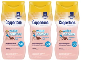 Coppertone Waterbabies Fragrance Free Sunscreen Lotion - SPF 50 - 6 oz (3 Pack) - Picture 1 of 1