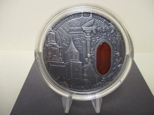 Niue 2 dollars Mysteries of Wawel Crystal Art agate silver coin 2013 - Picture 1 of 3