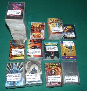 TRADING CARDS ANNI 90 SERIE COMPLETE MARVEL DC COMPLETE SETS - Imagen 1 de 100