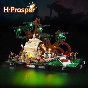 Juego de luces LED para LEGO 75330 Dagobah Jedi Entrenamiento Diorama Hágalo usted mismo Lámpara Decorativa - Imagen 1 de 6