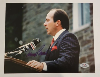 JOHNNY BENCH Signed Original 8x10 Photo-HALL OF FAME-CINCINNATI REDS-PSA - Image 1 of 4