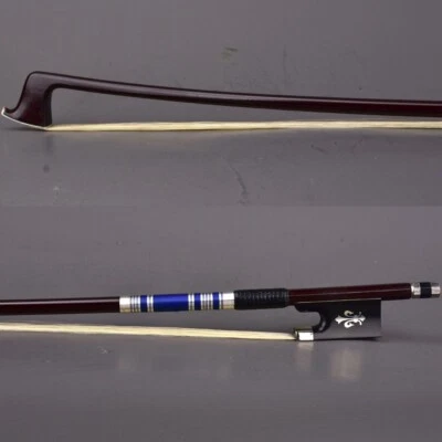 Pro Master Coffee Color Carbon Fiber Violin Bow 1/2 Ebony Fleur-De-Lys Frog Fast - Image 1 of 4