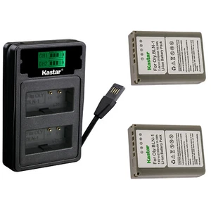 Kastar BLN-1 Battery + Charger for Olympus OM-D E-M5 EM5 Mark II E-M1 PEN E-P5 - Picture 1 of 5