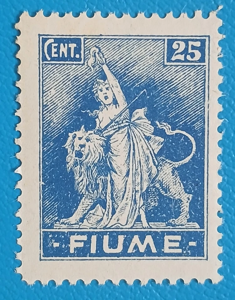 FIUME...Italian Occupation....1919....Garibaldi Monument, Milano....WW1 - Image 1 of 1