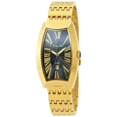 Bertha Laura Black Engraved Dial Ladies Watch Swiss Movement-NEEDS NEW BATTERY - Image 1 of 4