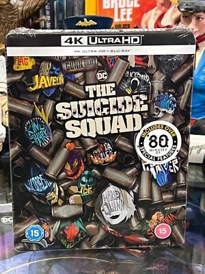 THE SUICIDE SQUAD LIMITED EDITION 4K ULTRA HD / BLU-RAY STEELBOOK BRAND NEW! Foto 1 de 4
