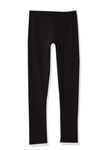 Hanes Little Girls' Leggings (Pack of 2) Black Small 6-6x - Picture 1 of 3