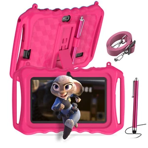 7" ANDROID 12.0 KIDS TABLET PC TAB HD QUAD CORE 32GB WiFi BLUETOOTH DUAI CAMERA - Picture 1 of 13