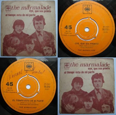 THE MARMALADE BABY MAKE IT SOON 1969 UNIQ PS & ERROR MEGARARE CHILEAN PRESS!!! - Image 1 of 4