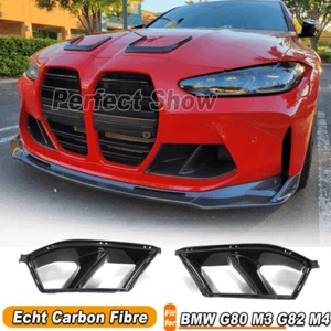 Ventilación de entrada de aire de carbono real Air Vent para BMW G80 M3 G82 G83 M4 2021-2023 - Imagen 1 de 10