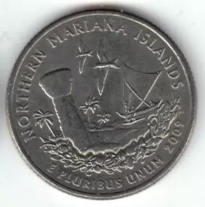 USA - 2009D - Washington ¼ $ - Northern Marianas - Rare - #19439 - Picture 1 of 2