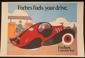 Seymour Chwast Lithograph 1987 Forbes Capitalist Tool Poster Push Pin Studio - Picture 1 of 1