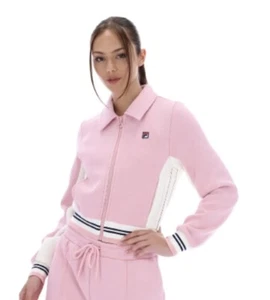 Fila Vintage Heroine Women’s Pink Tennis Track Jacket -RRP £80 - HALF-PRICE!!! - Picture 1 of 4
