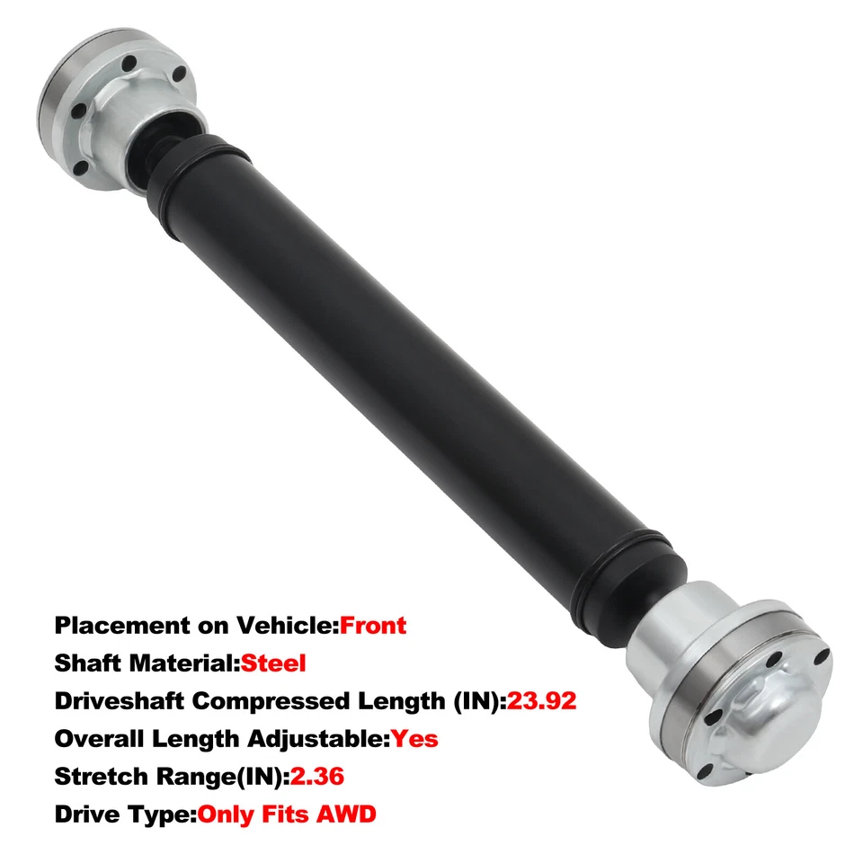 Eje de transmisión delantero para Mercedes-Benz ML320 ML350 ML450 ML550 ML63 2007-11 AWD Foto 1 de 4