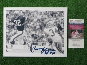 CORNELL GREEN DALLAS COWBOYS SIGNED 8.5 x 11 Jim Brown PHOTO JSA COA - Picture 1 of 4