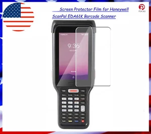 Screen Protector Film for Honeywell ScanPal EDA61K Barcode Scanner - Picture 1 of 2