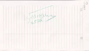 Pjotr Grigorenko - russischer Generalmajor - Menschenrechtler -original signiert - Bild 1 von 1