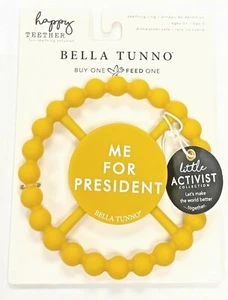 BELLA TUNNO Silicone Happy Teether ME FOR PRESIDENT Little Activist BPA PVC FREE - Picture 1 of 3