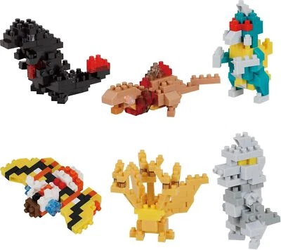 nanoblock Mini Nano Godzilla Block Building Toy NBMC_12S 6pcs BOX Complete - Image 1 of 4