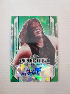 Kane /5 Crystal Green Autograph Card BA-K1 Pop Century 2021 Leaf WWE - Picture 1 of 2