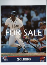 PHOTO Cecil Fielder Detroit Tigers (8 X 10) Line Drive Color Photograph (NEW)