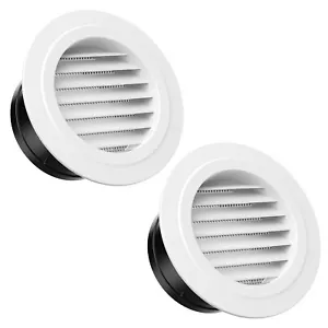 2 Pack 6 Inch Stainless Steel Air Outlet Vents Wall Air Soffit Vents for Kitchen - Picture 1 of 7
