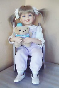 Custom OOAK Artist Made Miranda Porcelain Doll by Dianna Effner Mold 18" - Picture 1 of 9