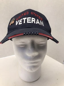 UNITED STATES VETERAN Rolling Thunder Thanks You Baseball Cap Hat With Pin - Picture 1 of 11