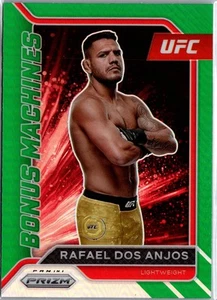 Rafael Dos Anjos 2022 Panini Prizm UFC Bonus Machines Green #14 - Picture 1 of 2